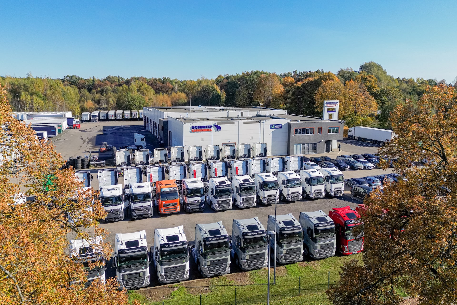 Hanse Trailer puspriekabių aikštelė Vilniuje